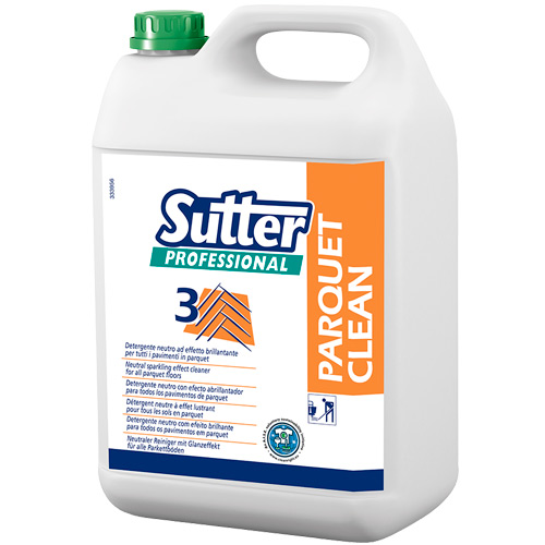 PARQUET CLEAN 5KG SUTTER (Detergente neutro ad effetto brillantante per  tutti i pavimenti in parquet) - Clean Up Srl